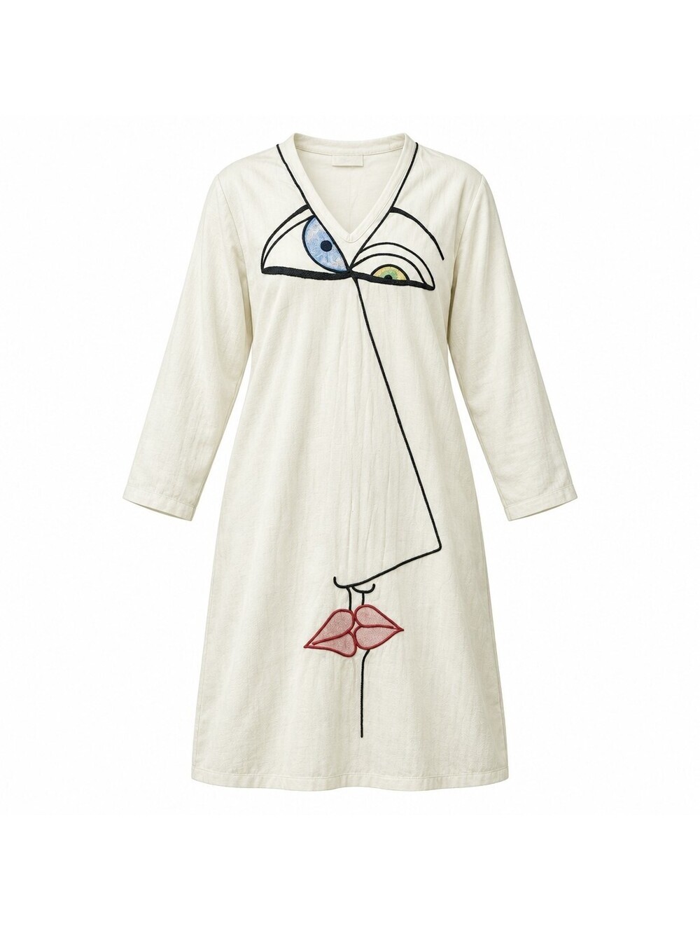 Huguette Caland Limited Edition Hammer Museum White Cotton Dress XL